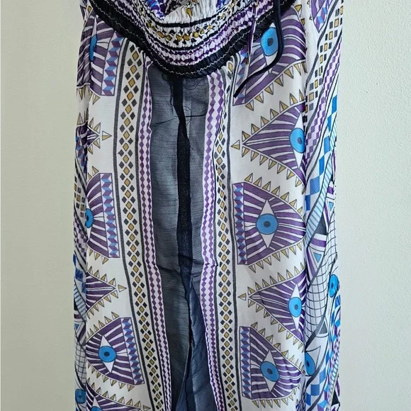 Long Bohemian Dress- beach coverup - Picture 6 of 6